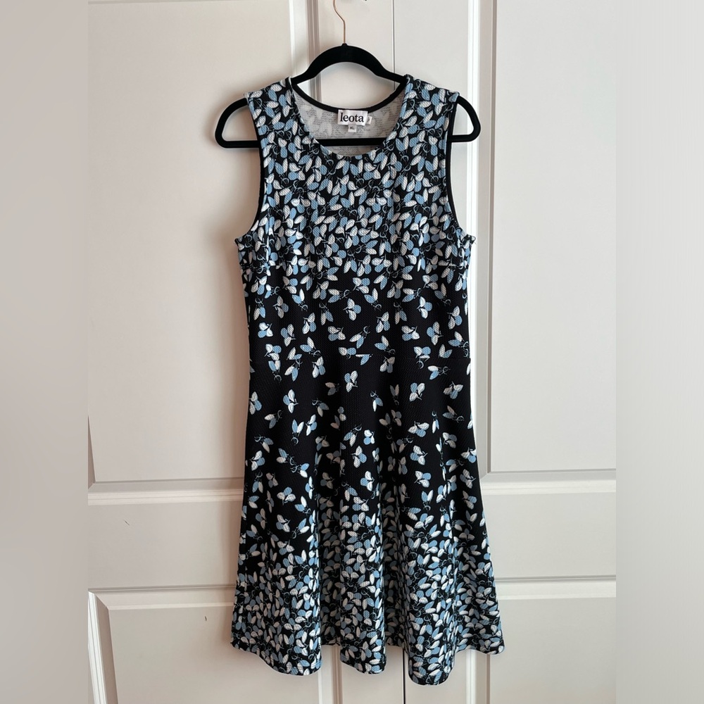 Leota Sleeveless Fit Flare Floral Dress